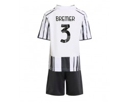 Juventus Gleison Bremer #3 Hemmaställ Barn 2025-26 Kortärmad (+ Korta byxor)